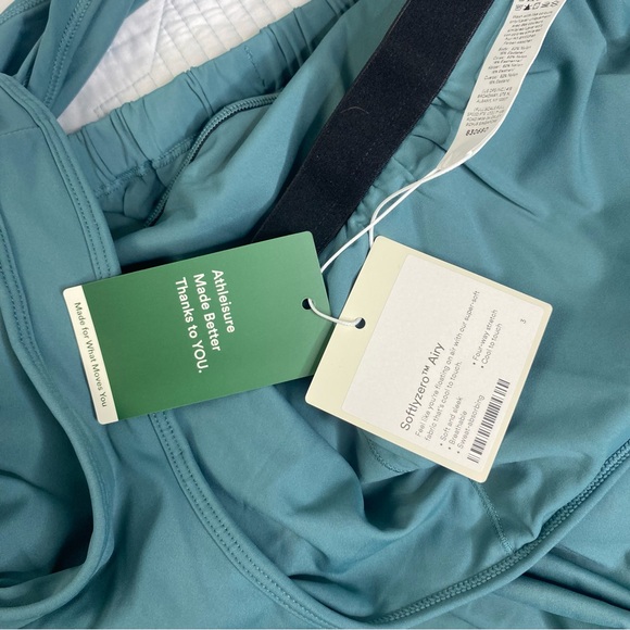 Halara Airy Wide Leg Cool Touch Yoga Jumpsuit with Pockets-Easy Peezy Teal Sz XL - Picture 10 of 14